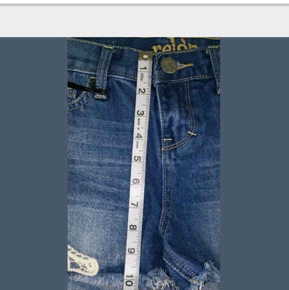 Reign jeans shorts lace design size 1 new with tag - Picture 4 of 4